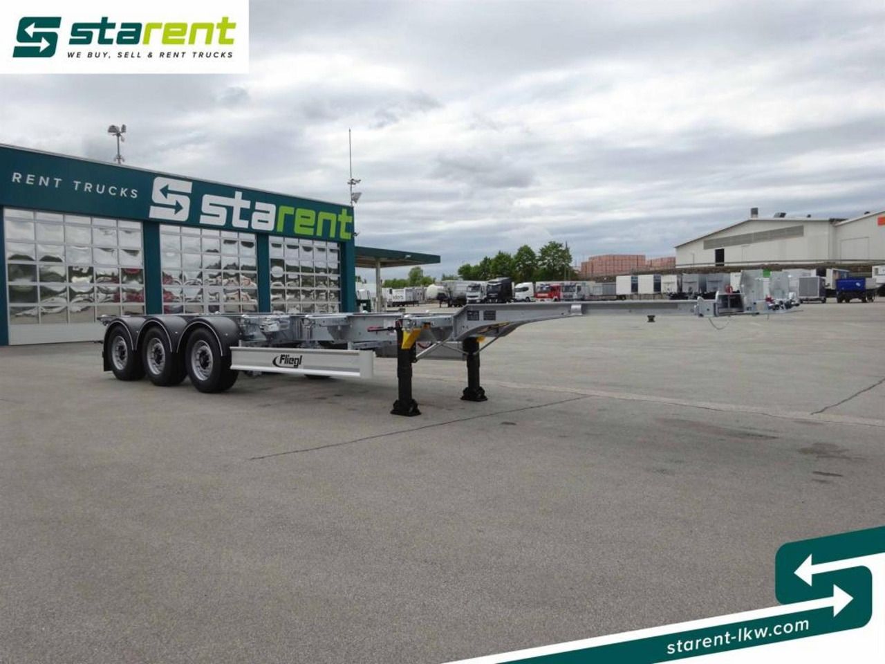 Fliegl Containerchassis ADR 1x20/2x20/1x30/1x40/1x45 - Chasis semirremolque: foto 3 Fliegl Containerchassis ADR 1x20/2x20/1x30/1x40/1x45 - Chasis semirremolque: foto 3
