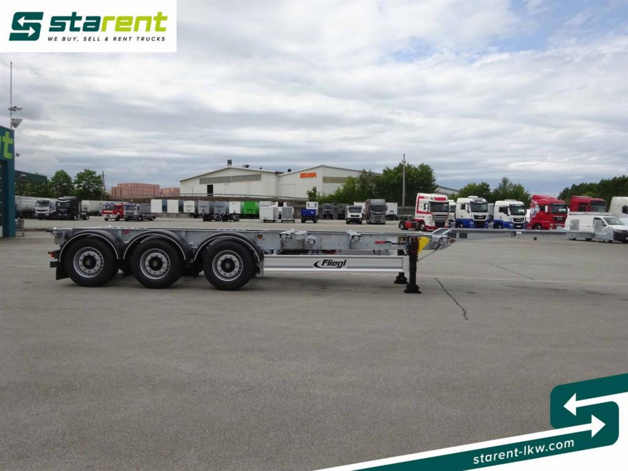 Fliegl Containerchassis ADR, 1x20/2x20/1x30/1x40/1x45 - Portacontenedore/ Intercambiable semirremolque: foto 4 Fliegl Containerchassis ADR, 1x20/2x20/1x30/1x40/1x45 - Portacontenedore/ Intercambiable semirremolque: foto 4