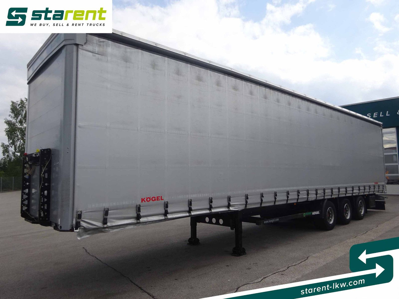 Kögel Mega Tautliner, Hubdach, Liftachse, DC 9.5 Zert. - Semirremolque lona: foto 1 Kögel Mega Tautliner, Hubdach, Liftachse, DC 9.5 Zert. - Semirremolque lona: foto 1