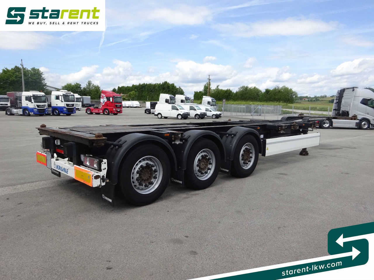 Krone Containerchassis 1x20/2x20/1x40/1x45, Liftachse - Portacontenedore/ Intercambiable semirremolque: foto 5 Krone Containerchassis 1x20/2x20/1x40/1x45, Liftachse - Portacontenedore/ Intercambiable semirremolque: foto 5