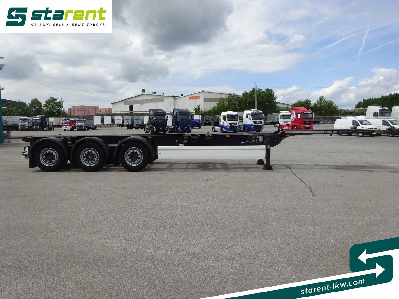 Krone Containerchassis 1x20/2x20/1x40/1x45, Liftachse - Portacontenedore/ Intercambiable semirremolque: foto 4 Krone Containerchassis 1x20/2x20/1x40/1x45, Liftachse - Portacontenedore/ Intercambiable semirremolque: foto 4