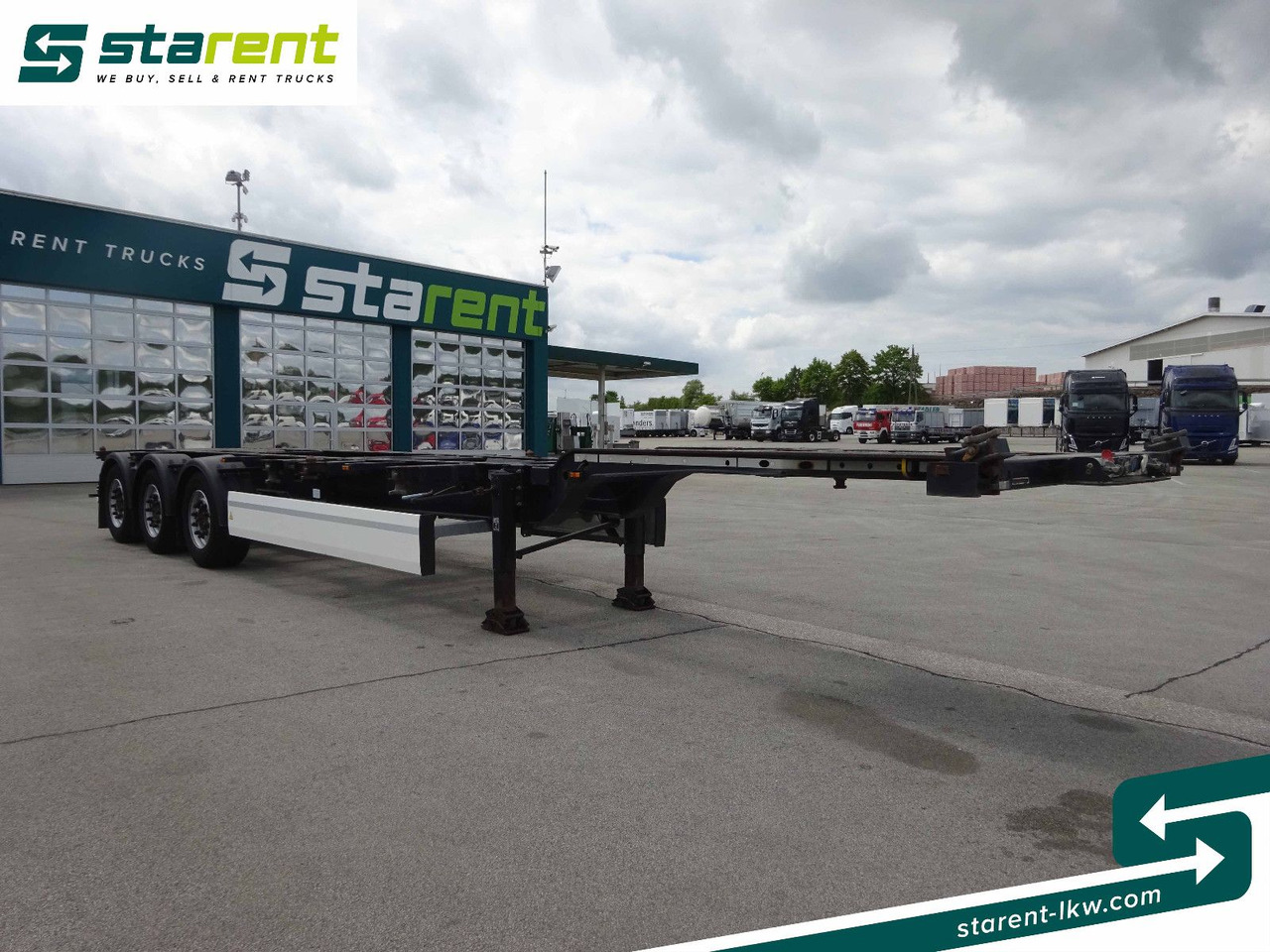 Krone Containerchassis 1x20/2x20/1x40/1x45, Liftachse - Portacontenedore/ Intercambiable semirremolque: foto 3 Krone Containerchassis 1x20/2x20/1x40/1x45, Liftachse - Portacontenedore/ Intercambiable semirremolque: foto 3