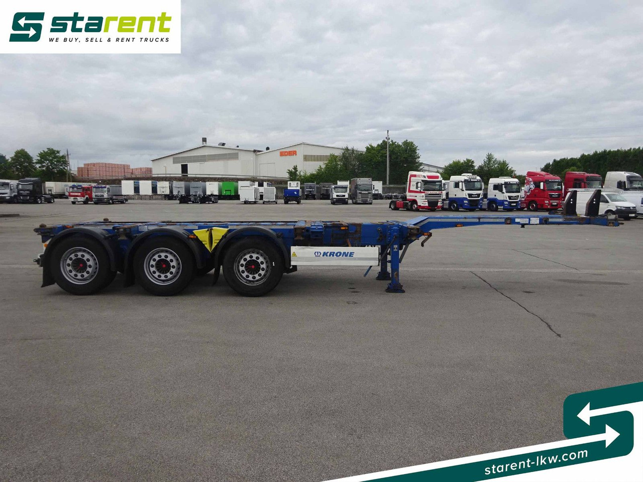 Krone Mittel- und Heckausschub, ADR, Liftachse - Portacontenedore/ Intercambiable semirremolque: foto 4 Krone Mittel- und Heckausschub, ADR, Liftachse - Portacontenedore/ Intercambiable semirremolque: foto 4
