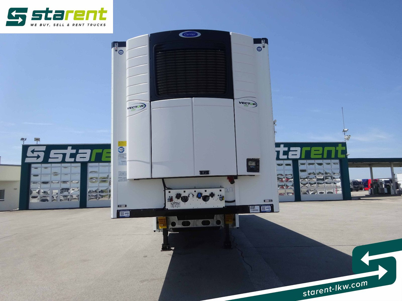 Krone Thermotrailer Carrier Vector 1550, Zurrleisten - Caja cerrada semirremolque: foto 2 Krone Thermotrailer Carrier Vector 1550, Zurrleisten - Caja cerrada semirremolque: foto 2