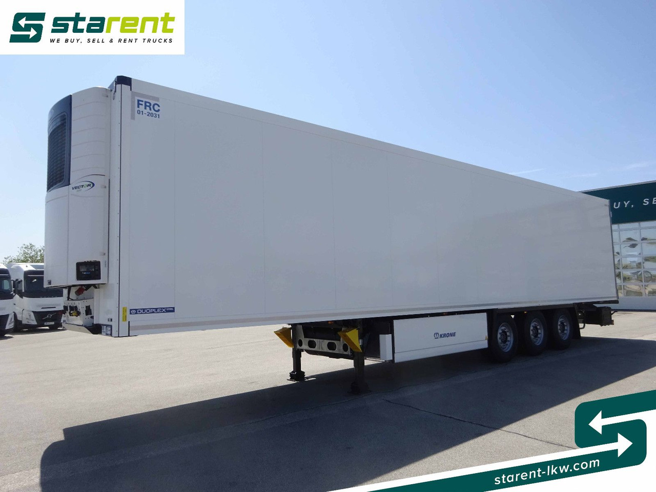 Krone Thermotrailer Carrier Vector 1550, Zurrleisten - Frigorífico semirremolque: foto 1 Krone Thermotrailer Carrier Vector 1550, Zurrleisten - Frigorífico semirremolque: foto 1