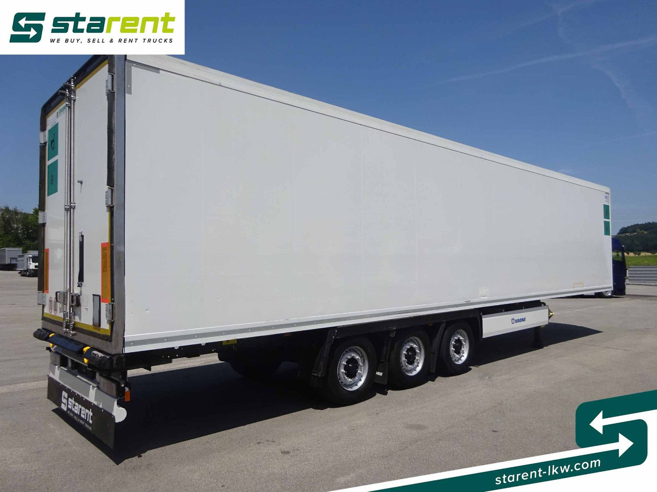 Caja cerrada semirremolque Krone Thermotrailer, Carrier Vector 1950, Doppelstock: foto 5