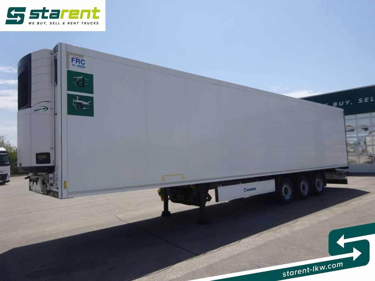 Krone Thermotrailer, Carrier Vector 1950, Doppelstock - Caja cerrada semirremolque: foto 1 Krone Thermotrailer, Carrier Vector 1950, Doppelstock - Caja cerrada semirremolque: foto 1