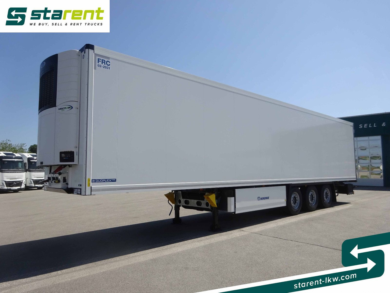 Krone Tiefkühler Carrier Vector 1550, Liftachse - Caja cerrada semirremolque: foto 1 Krone Tiefkühler Carrier Vector 1550, Liftachse - Caja cerrada semirremolque: foto 1