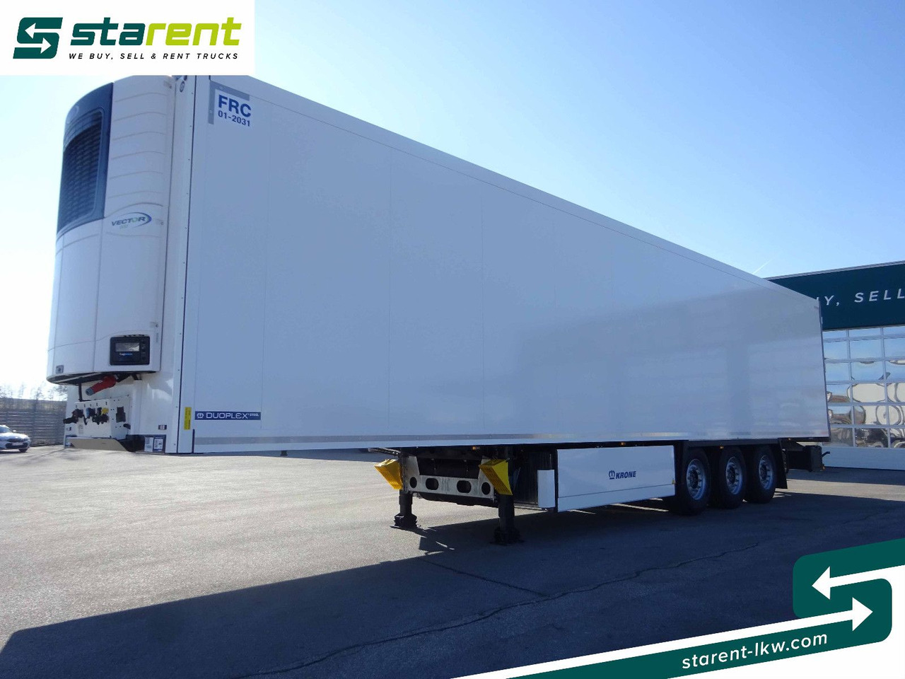 Krone Tiefkühler Carrier Vector 1550, Liftachse - Frigorífico semirremolque: foto 1 Krone Tiefkühler Carrier Vector 1550, Liftachse - Frigorífico semirremolque: foto 1