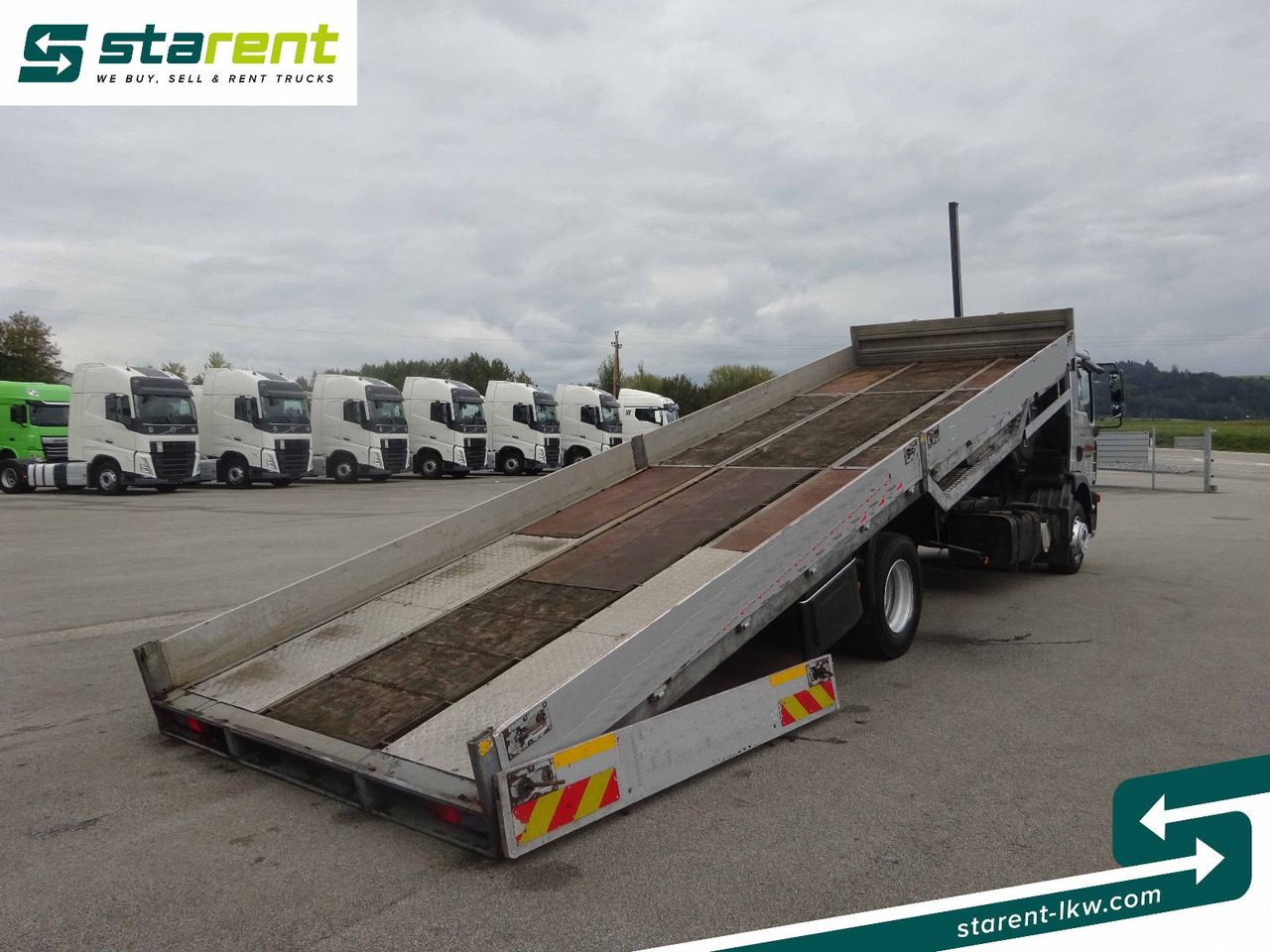 MAN TGM 12.280, Fahrzeugtransporter, kippbar - Portavehículos camión: foto 3 MAN TGM 12.280, Fahrzeugtransporter, kippbar - Portavehículos camión: foto 3