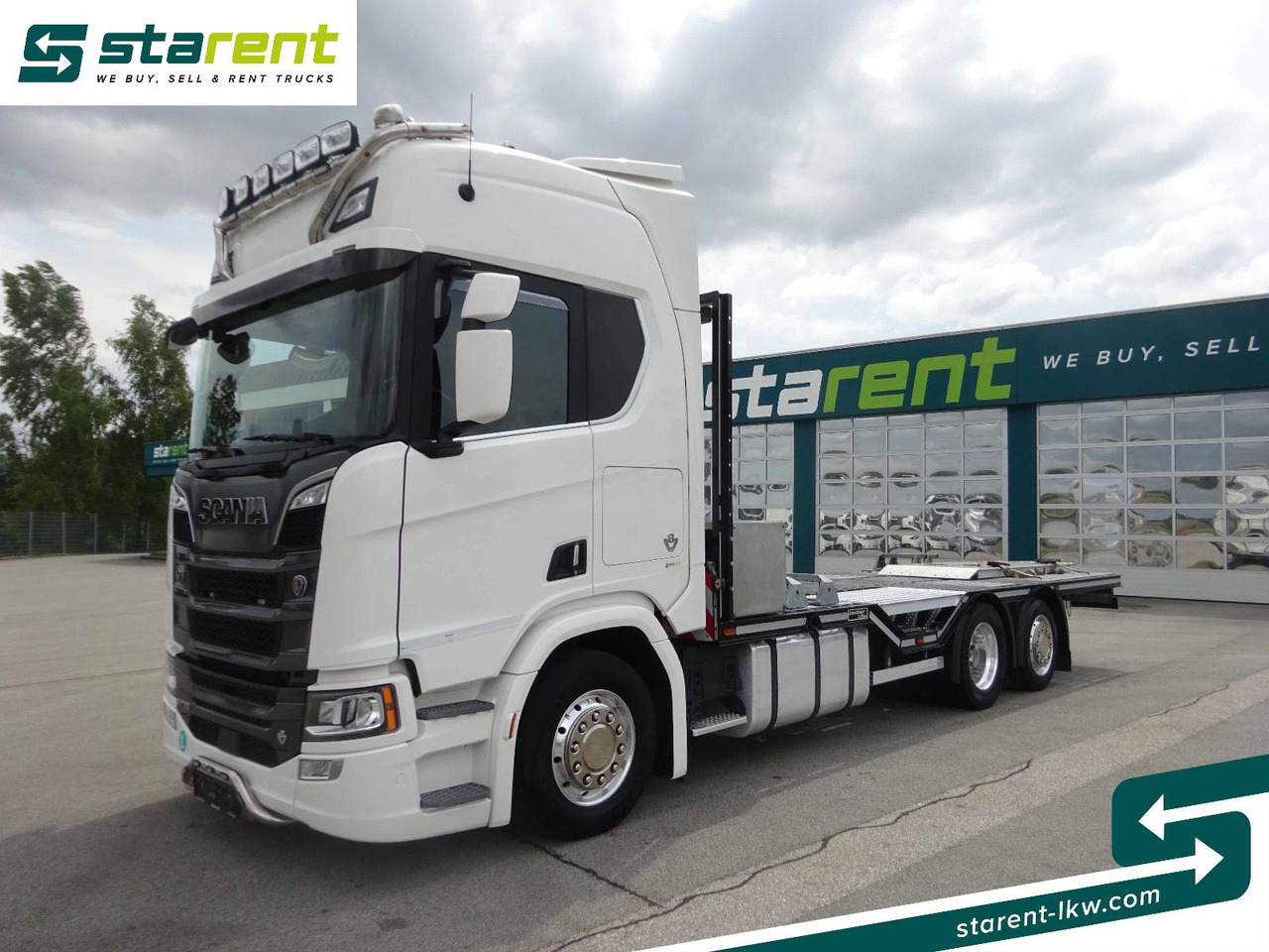 Scania R770 V8 Fahrzeugtransporter, Retarder, Seilwinde - Camión caja abierta: foto 1 Scania R770 V8 Fahrzeugtransporter, Retarder, Seilwinde - Camión caja abierta: foto 1