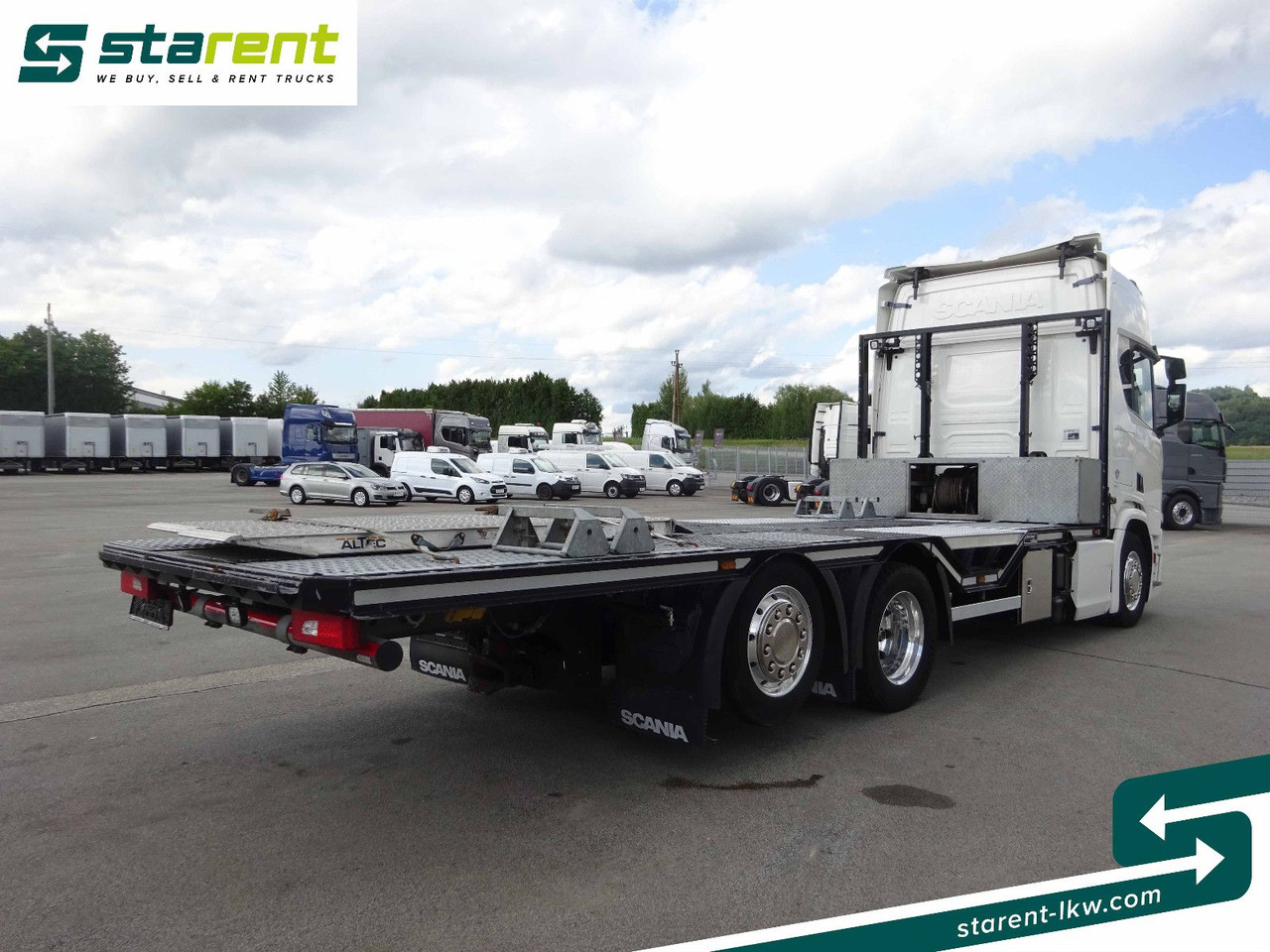 Scania R770 V8 Fahrzeugtransporter, Retarder, Seilwinde - Camión caja abierta: foto 5 Scania R770 V8 Fahrzeugtransporter, Retarder, Seilwinde - Camión caja abierta: foto 5