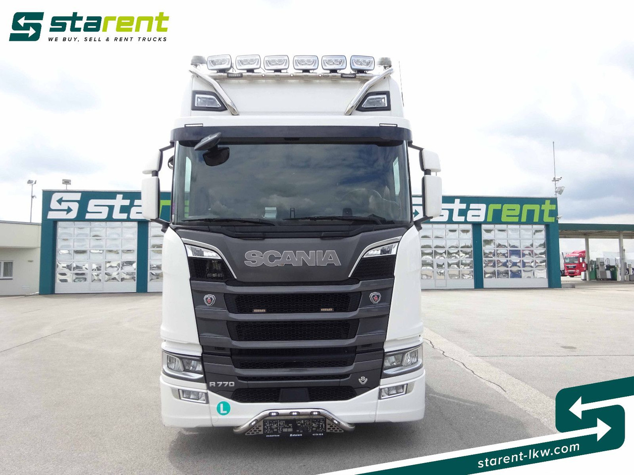 Scania R770 V8 Fahrzeugtransporter + Ziegler Anhänger - Camión caja abierta: foto 2 Scania R770 V8 Fahrzeugtransporter + Ziegler Anhänger - Camión caja abierta: foto 2