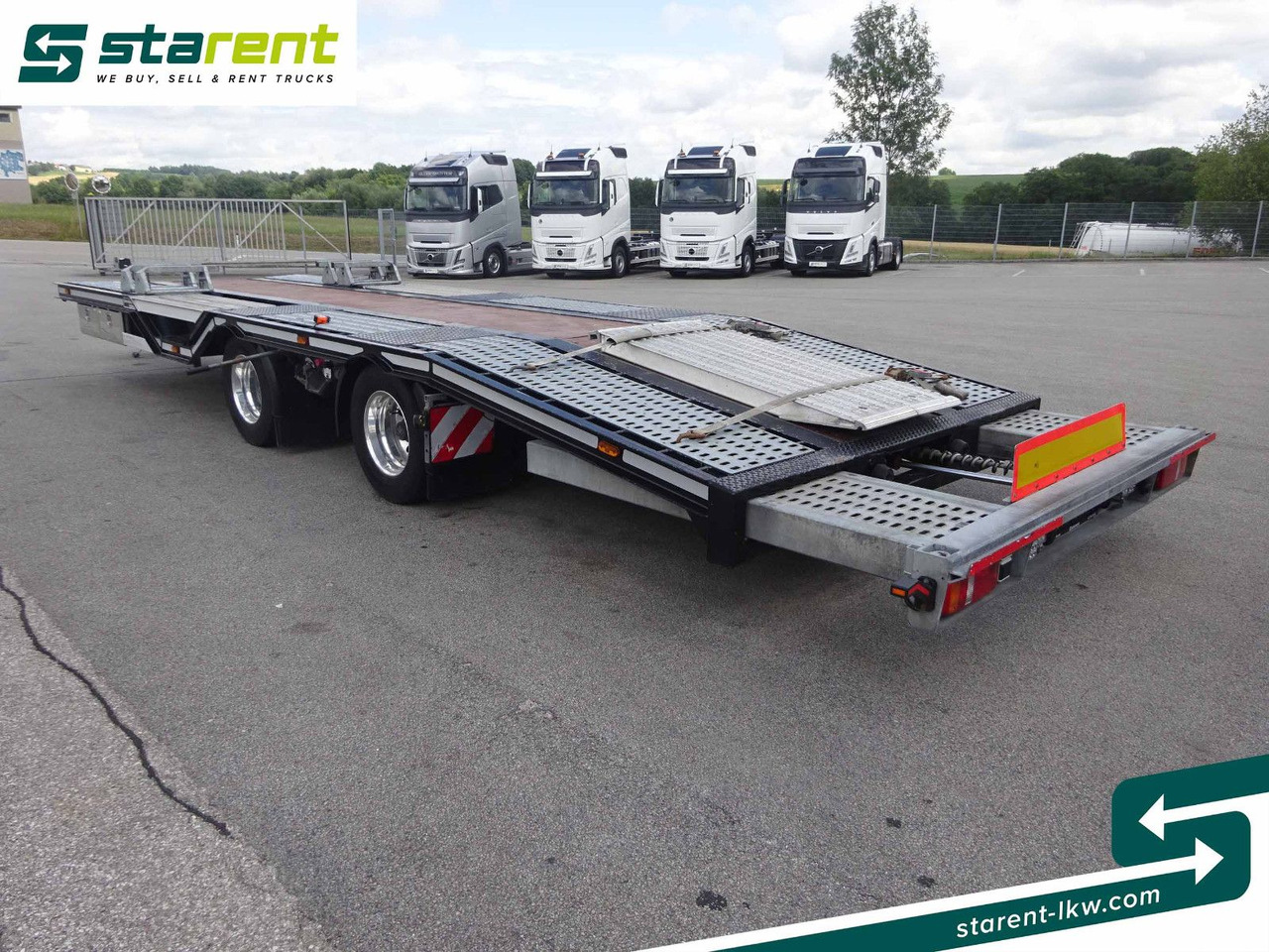 Camión caja abierta Scania R770 V8 Fahrzeugtransporter + Ziegler Anhänger: foto 25