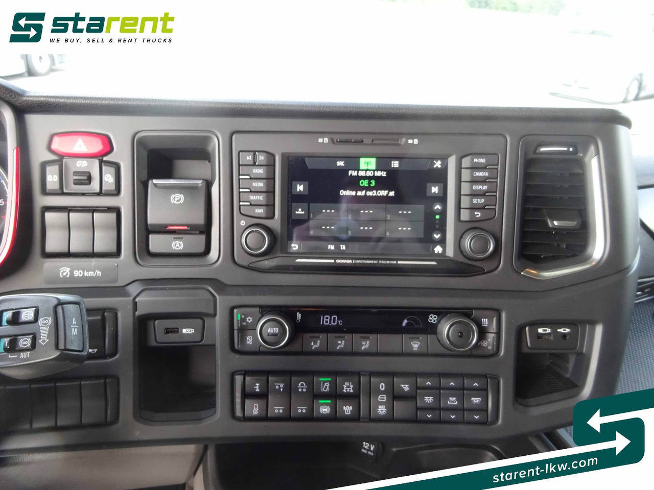 Camión caja abierta Scania R770 V8 Fahrzeugtransporter + Ziegler Anhänger: foto 12
