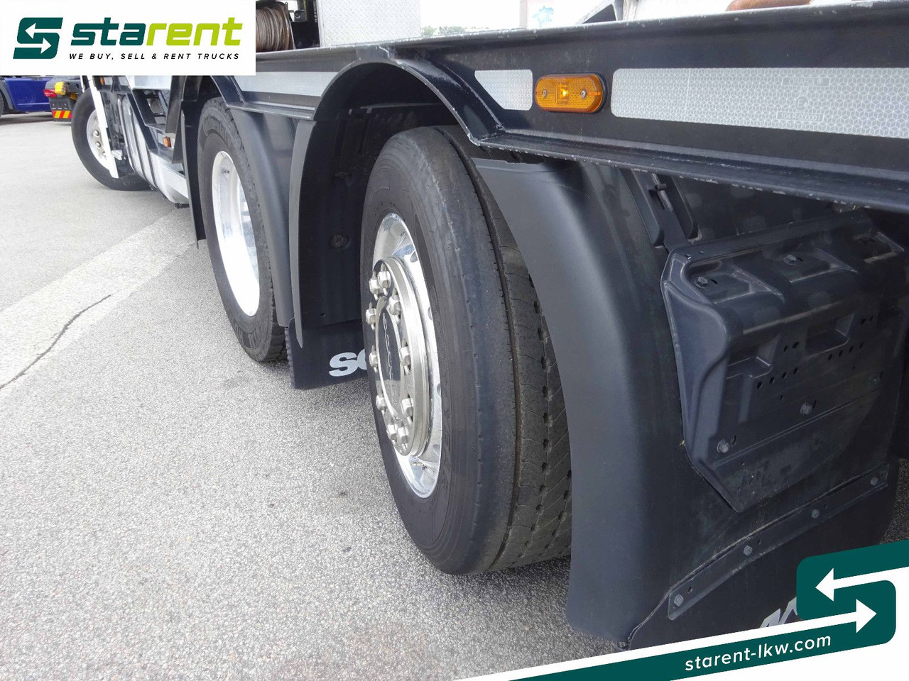 Camión caja abierta Scania R770 V8 Fahrzeugtransporter + Ziegler Anhänger: foto 20
