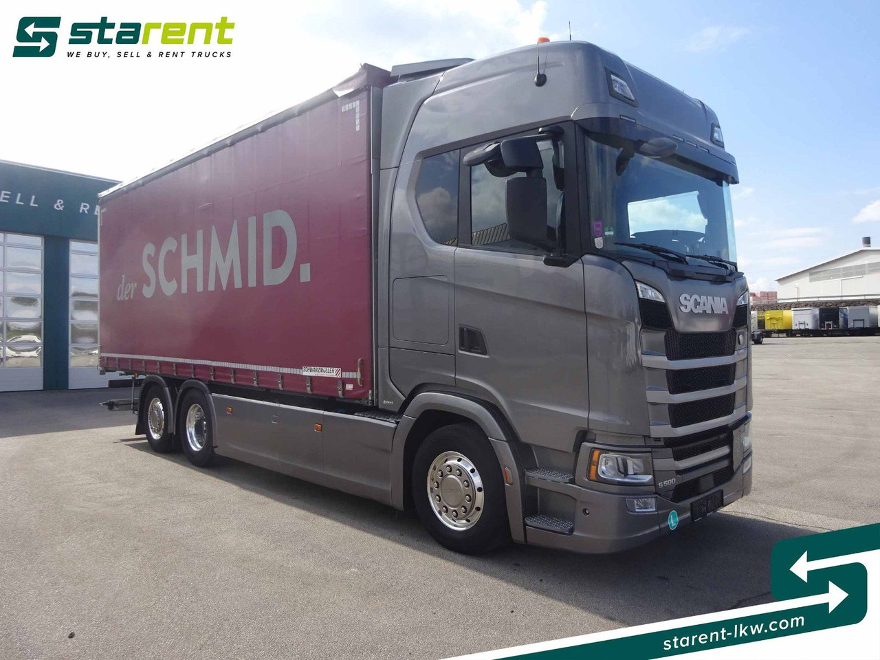 Scania S500 Planen Aufbau Schwarzmüller 6x2, Standklima - Camión lona: foto 3 Scania S500 Planen Aufbau Schwarzmüller 6x2, Standklima - Camión lona: foto 3