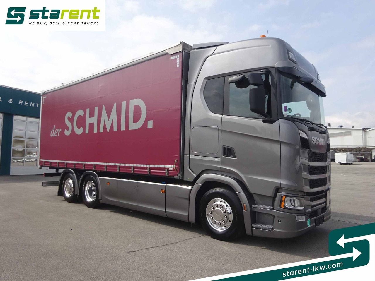 Scania S500 Planen Aufbau Schwarzmüller 6x2, Standklima - Camión lona: foto 3 Scania S500 Planen Aufbau Schwarzmüller 6x2, Standklima - Camión lona: foto 3