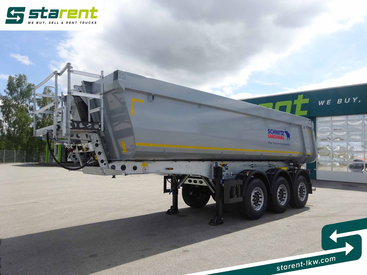 Schmitz Cargobull 3-Achs Kipper, 24m³, Liftachse - Volquete semirremolque: foto 1 Schmitz Cargobull 3-Achs Kipper, 24m³, Liftachse - Volquete semirremolque: foto 1