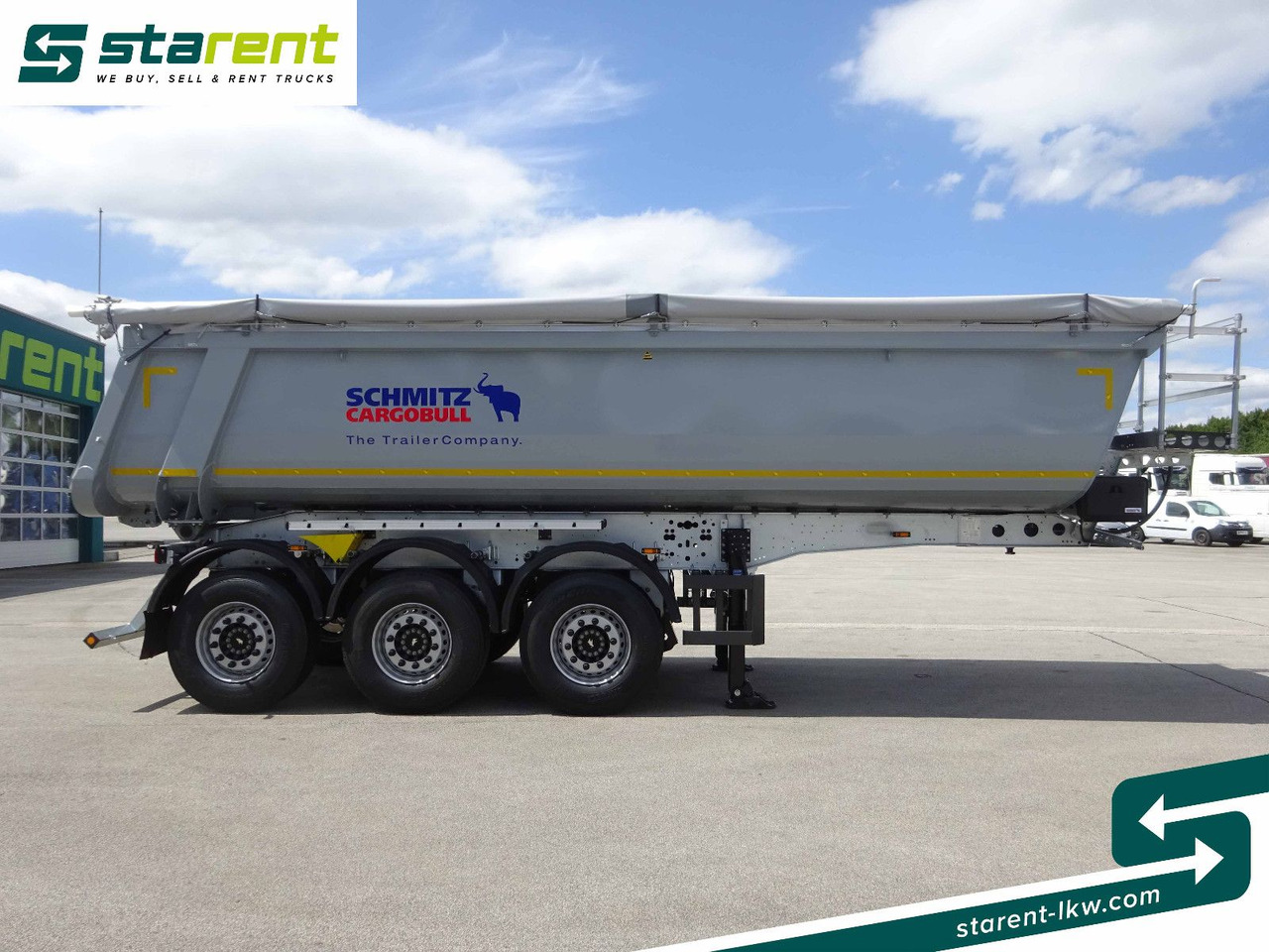 Schmitz Cargobull 3-Achs Kipper, 24m³, Liftachse - Volquete semirremolque: foto 4 Schmitz Cargobull 3-Achs Kipper, 24m³, Liftachse - Volquete semirremolque: foto 4