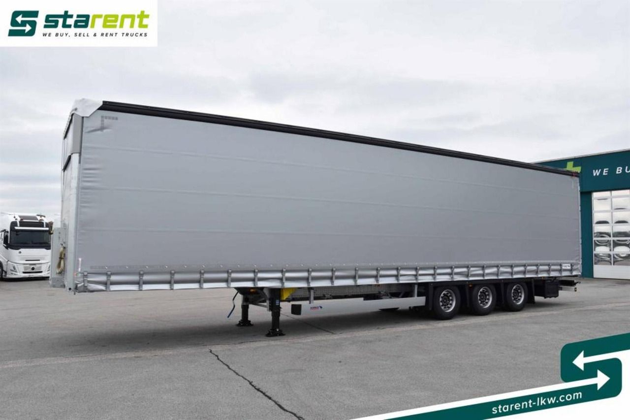 Schmitz Megatrailer Hubdach Lift-A D.C. 9.5 - Zert. MIETE - Semirremolque lona: foto 1 Schmitz Megatrailer Hubdach Lift-A D.C. 9.5 - Zert. MIETE - Semirremolque lona: foto 1