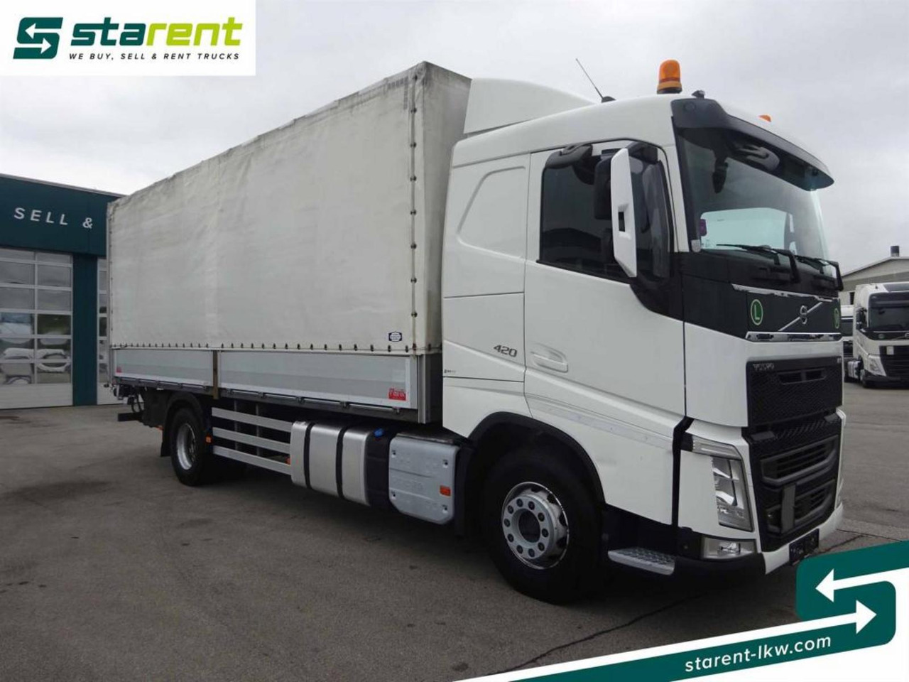 Volvo FH 420 Planenaufbau LBW 2000Kg Kamera Bett - Camión lona: foto 3 Volvo FH 420 Planenaufbau LBW 2000Kg Kamera Bett - Camión lona: foto 3