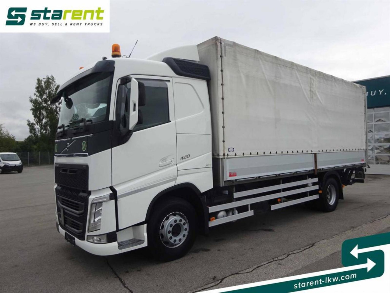 Volvo FH 420 Planenaufbau LBW 2000Kg Kamera Bett - Camión lona: foto 1 Volvo FH 420 Planenaufbau LBW 2000Kg Kamera Bett - Camión lona: foto 1