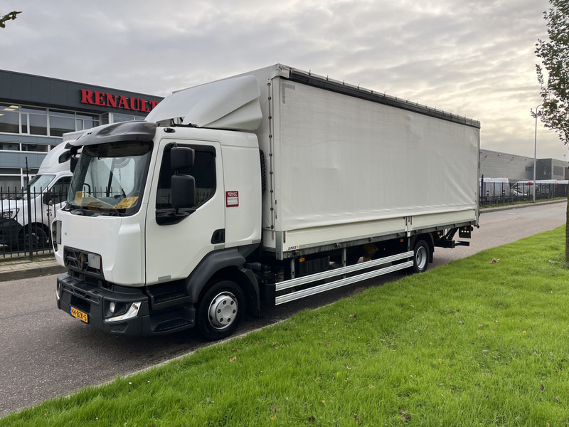 Renault D 240 4X2, Global cabine, Euro 6, Airco , laadklep 1500 kg - Camión lona: foto 1 Renault D 240 4X2, Global cabine, Euro 6, Airco , laadklep 1500 kg - Camión lona: foto 1