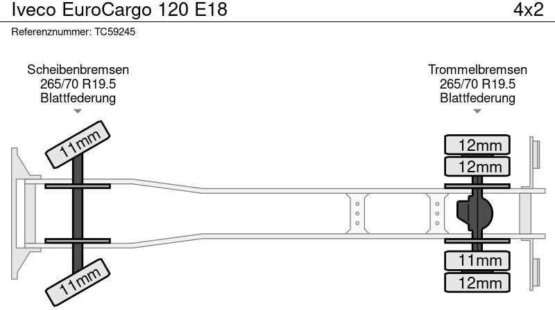 Iveco EuroCargo 120 E18 - Chasis camión: foto 4 Iveco EuroCargo 120 E18 - Chasis camión: foto 4