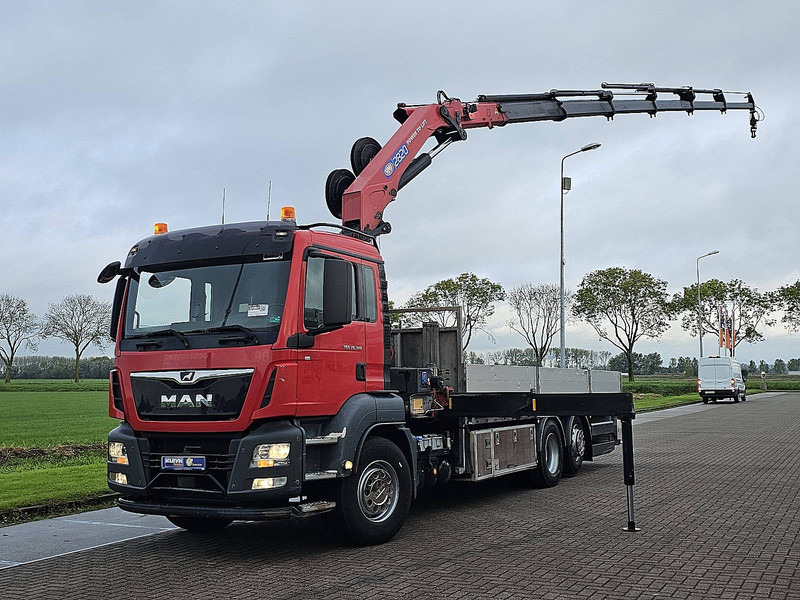 MAN 26.320 TGS 6X2-4 HMF 2820 K6 - Camión caja abierta, Camión grúa: foto 2 MAN 26.320 TGS 6X2-4 HMF 2820 K6 - Camión caja abierta, Camión grúa: foto 2