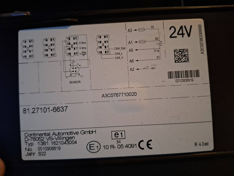 Portacontenedore/ Intercambiable camión MAN 26.510 TGX GX 6X2 INTARDER: foto 19 Portacontenedore/ Intercambiable camión MAN 26.510 TGX GX 6X2 INTARDER: foto 19