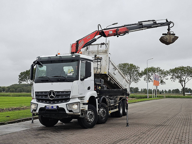 Mercedes-Benz AROCS 3243 FASSI F175A023 - Volquete camión, Camión grúa: foto 2 Mercedes-Benz AROCS 3243 FASSI F175A023 - Volquete camión, Camión grúa: foto 2