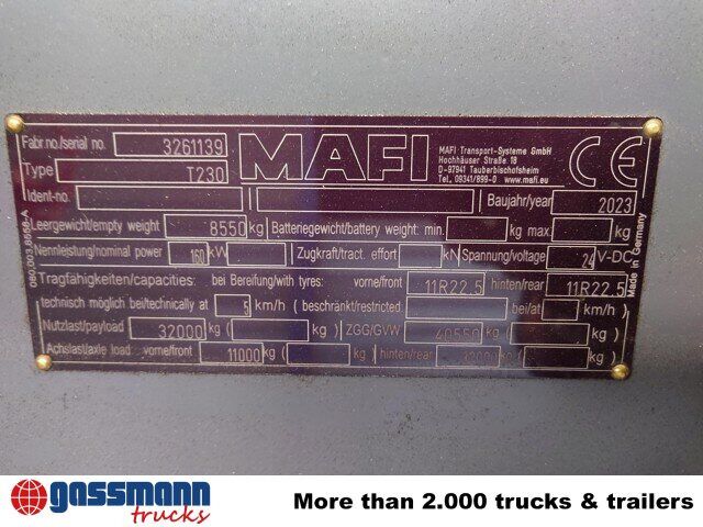 MAFI T230 4x2 - Cabeza tractora: foto 5 MAFI T230 4x2 - Cabeza tractora: foto 5