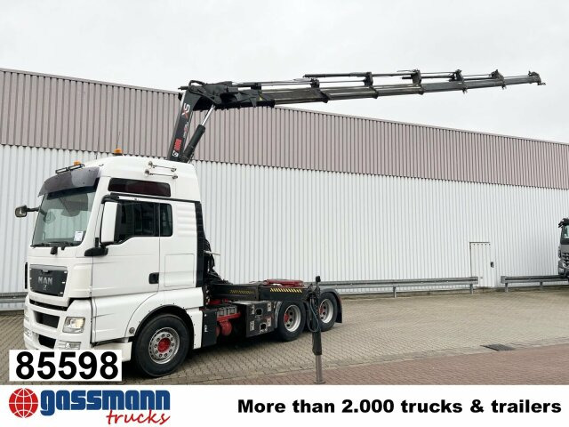 MAN TGX 26.480 6x4 BLS mit Kran Hiab 288E-6 Hipro, - Cabeza tractora: foto 1 MAN TGX 26.480 6x4 BLS mit Kran Hiab 288E-6 Hipro, - Cabeza tractora: foto 1