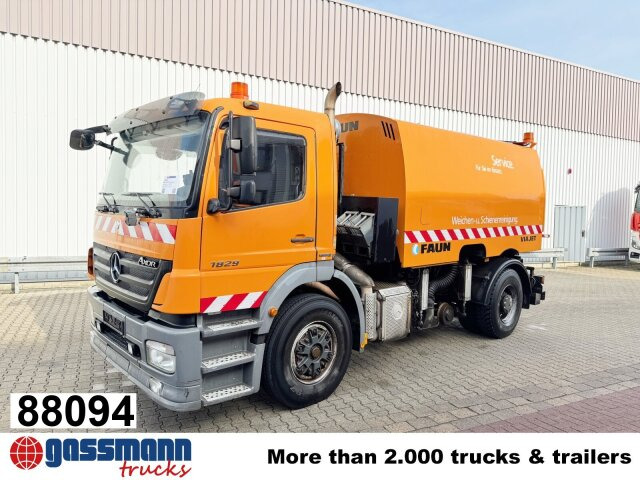Mercedes-Benz Axor 1829 4x2, Zweiweg Z200, Kehrmaschine Faun - Camión: foto 1 Mercedes-Benz Axor 1829 4x2, Zweiweg Z200, Kehrmaschine Faun - Camión: foto 1