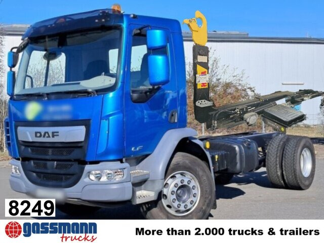 DAF LF 290 FA 4x2, Nebenantrieb, Navi, Abrollanlage - Multibasculante camión: foto 1 DAF LF 290 FA 4x2, Nebenantrieb, Navi, Abrollanlage - Multibasculante camión: foto 1
