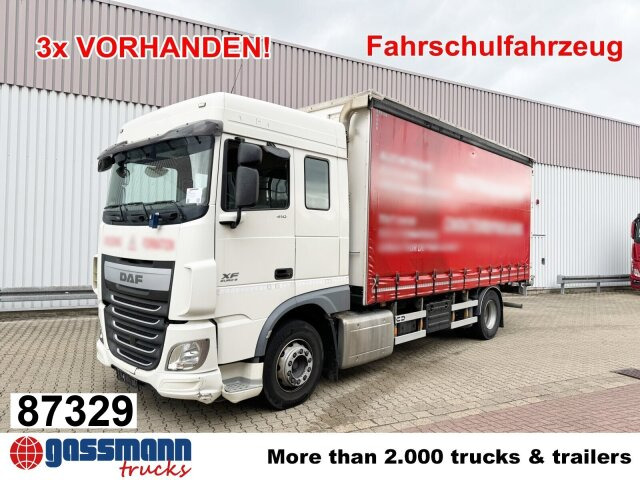 DAF XF 410 FA 4x2, Fahrschule, 2x AHK, 6 Sitze - Camión caja abierta: foto 1 DAF XF 410 FA 4x2, Fahrschule, 2x AHK, 6 Sitze - Camión caja abierta: foto 1