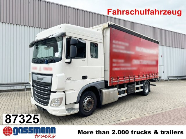 DAF XF 410 FA 4x2, Fahrschule, 2x AHK, 6 Sitze - Camión caja abierta: foto 1 DAF XF 410 FA 4x2, Fahrschule, 2x AHK, 6 Sitze - Camión caja abierta: foto 1