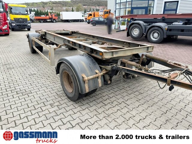 Hüffermann HSA 18.70, Schlittenabroller - Remolque multilift/ Portacontenedores de cadenas: foto 5 Hüffermann HSA 18.70, Schlittenabroller - Remolque multilift/ Portacontenedores de cadenas: foto 5