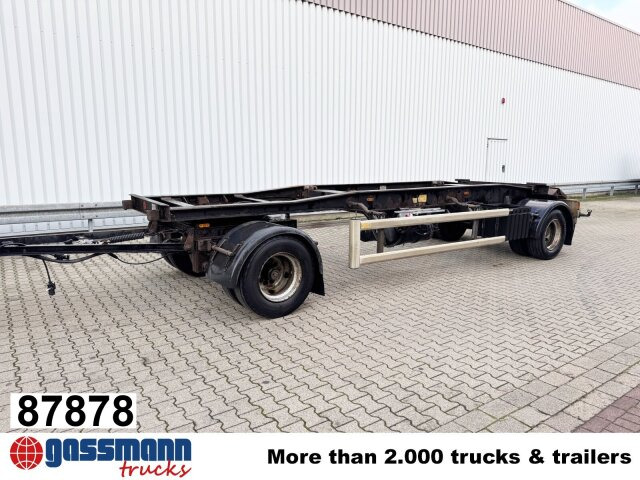 Hüffermann HSA 18.70 Schlittenabroller - Remolque multilift/ Portacontenedores de cadenas: foto 1 Hüffermann HSA 18.70 Schlittenabroller - Remolque multilift/ Portacontenedores de cadenas: foto 1