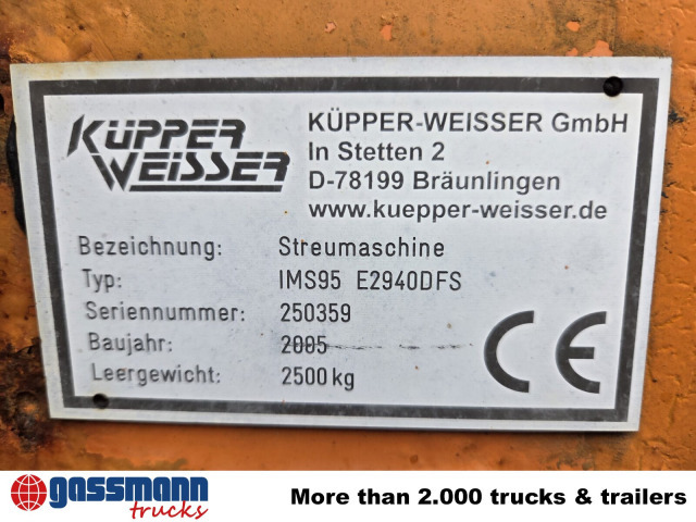 IMS95 E2940DFS Salzstreuer ca. 4m³ - Esparcidor de sal: foto 3 IMS95 E2940DFS Salzstreuer ca. 4m³ - Esparcidor de sal: foto 3