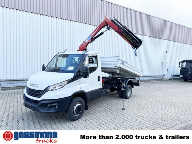 Volquete camión, Camión grúa nuevo Iveco Daily 70C18H 4x2 mit Kran HMF 340-K3, Funk: foto 8