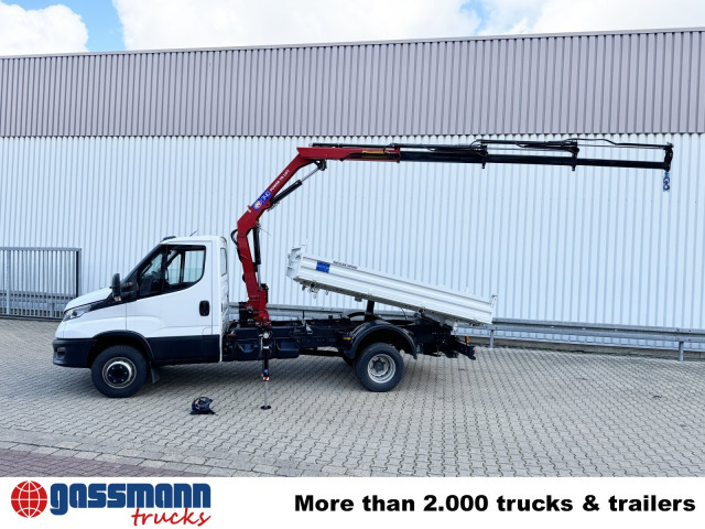 Iveco Daily 70C18H 4x2 mit Kran HMF 340-K3, Funk - Volquete camión, Camión grúa: foto 4 Iveco Daily 70C18H 4x2 mit Kran HMF 340-K3, Funk - Volquete camión, Camión grúa: foto 4