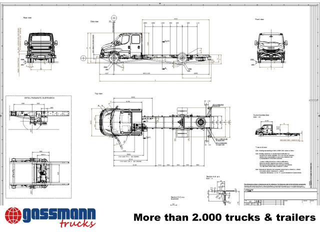 Iveco Daily 72C18H/P DK 4x2, Nebenantrieb - Chasis camión: foto 5 Iveco Daily 72C18H/P DK 4x2, Nebenantrieb - Chasis camión: foto 5