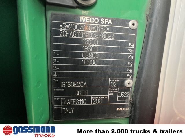 Iveco EuroCargo ML160E28 4x2 mit Kran Hiab XS 088 ES-2 - Volquete camión, Camión grúa: foto 5 Iveco EuroCargo ML160E28 4x2 mit Kran Hiab XS 088 ES-2 - Volquete camión, Camión grúa: foto 5