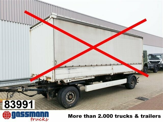 Krone AZW 18 - Portacontenedore/ Intercambiable remolque: foto 1 Krone AZW 18 - Portacontenedore/ Intercambiable remolque: foto 1