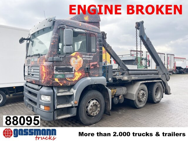 MAN TGA 26.410 6X2/4 BL, Vorlauf Lenk-Liftachse, - Portacontenedor de cadenas camión: foto 1 MAN TGA 26.410 6X2/4 BL, Vorlauf Lenk-Liftachse, - Portacontenedor de cadenas camión: foto 1