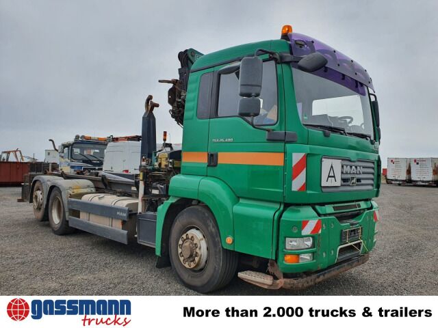 MAN TGA 26.480 6x4H-4 BL, HydroDrive, Lenk-/Lift, - Multibasculante camión, Camión grúa: foto 2 MAN TGA 26.480 6x4H-4 BL, HydroDrive, Lenk-/Lift, - Multibasculante camión, Camión grúa: foto 2