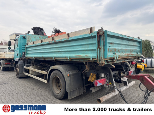 MAN TGM 18.290 4x2 LL, EEV, Kran Hiab XS 111 ES-3 - Volquete camión, Camión grúa: foto 2 MAN TGM 18.290 4x2 LL, EEV, Kran Hiab XS 111 ES-3 - Volquete camión, Camión grúa: foto 2