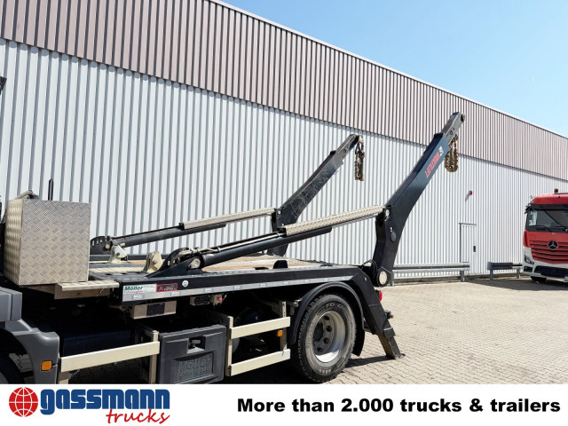 Portacontenedor de cadenas camión MAN TGM 18.320 4x2 BL, Hiab Tele-Absetzanlage, Funk: foto 14
